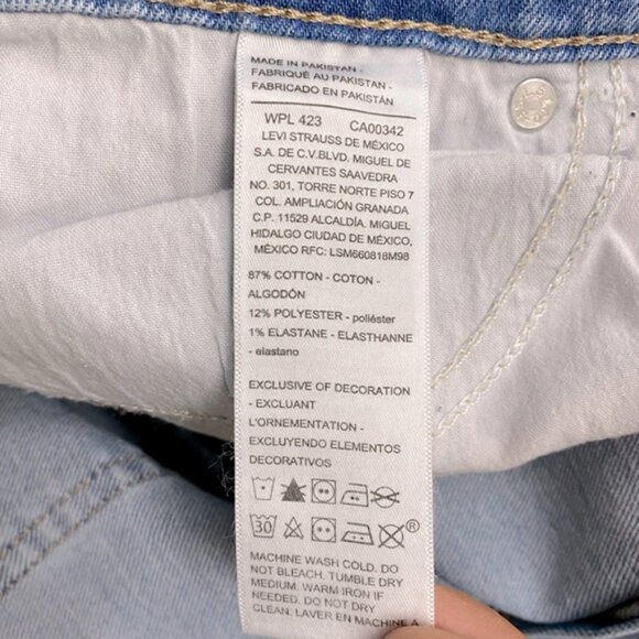 Levi’s Signature High Rise Light Wash Heritage Utility Straight Relaxed Jeans 18 - Picture 4 of 15